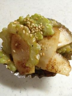 お弁当に!笹かまとゴーヤの炒め物-レシピのメイン写真