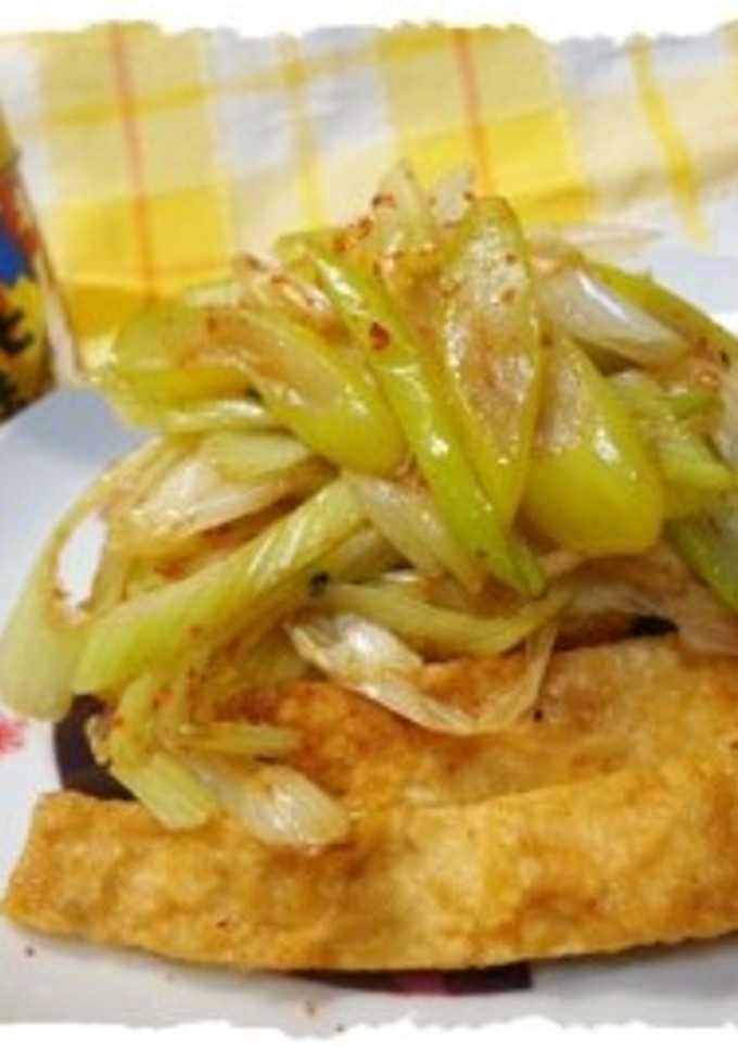 油揚げとネギのおつまみ-レシピのメイン写真