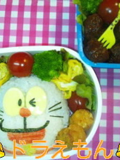 キャラ弁☆ドラえもん ドラえもん-レシピのメイン写真