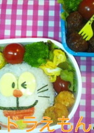 キャラ弁☆ドラえもん　ドラえもん-レシピのメイン写真