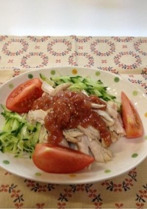 梅の棒々鶏サラダ-レシピのメイン写真