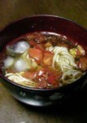 トマトそうめんつゆ-レシピのメイン写真