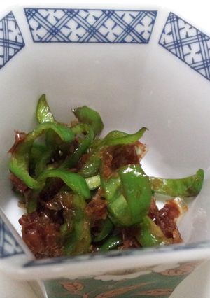 ピーマンのおかか醤油-レシピのメイン写真