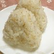*塩麹deしらすと鰹節のおにぎり*