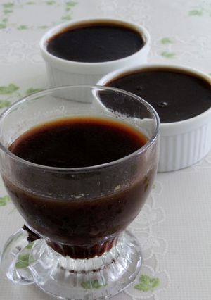 夏に！ゆであずき缶ｄｅコーヒー水ようかん-レシピのメイン写真
