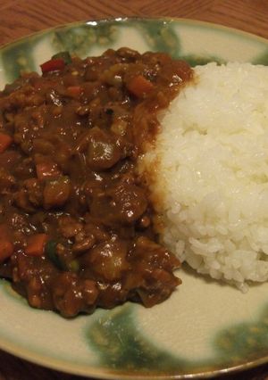 鳥ひき肉と夏野菜のキーマ風カレー-レシピのメイン写真