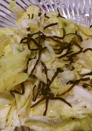 柚子胡椒と塩昆布のキャベツサラダ-レシピのメイン写真