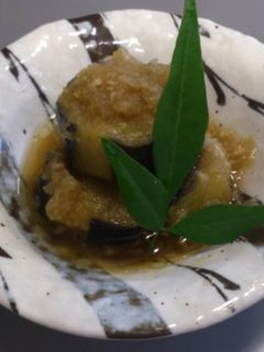 めんつゆで!揚げなすのおろし煮-レシピのメイン写真