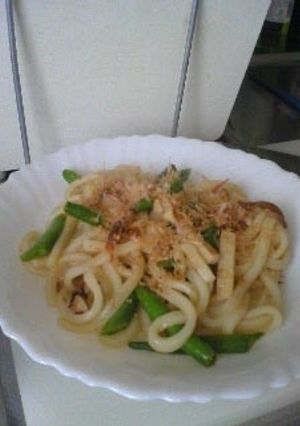 味ぽんで作るさっぱり焼きうどん-レシピのメイン写真