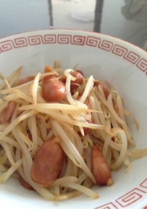 ウインナーともやしのピリ辛炒め-レシピのメイン写真