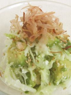 アボカドの和風サラダ-レシピのメイン写真