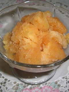 *桃のシャーベット*-レシピのメイン写真