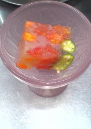 夏野菜冷え冷えクールコンソメかんてん-レシピのメイン写真