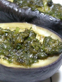茄子の紫蘇味噌のっけ焼き-レシピのメイン写真