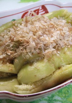 電子レンジで作る【ナスのおひたし】-レシピのメイン写真