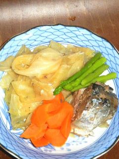 サバ缶でキャベツの煮びたし-レシピのメイン写真