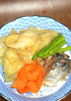 サバ缶でキャベツの煮びたし-レシピのメイン写真