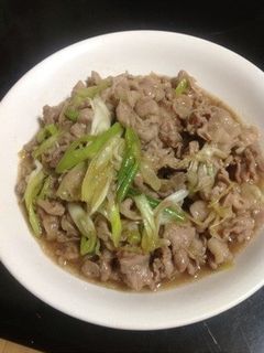 豚肉と長ネギのオイスターソース炒め-レシピのメイン写真