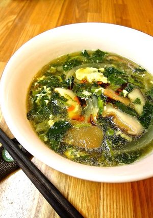 モロヘイヤの酸辣湯（サンラータン）-レシピのメイン写真