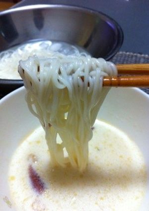 ごま油豆乳素麺-レシピのメイン写真