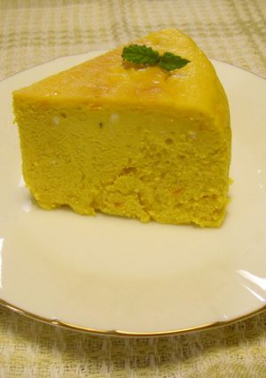 かぼちゃのスフレチーズケーキ-レシピのメイン写真