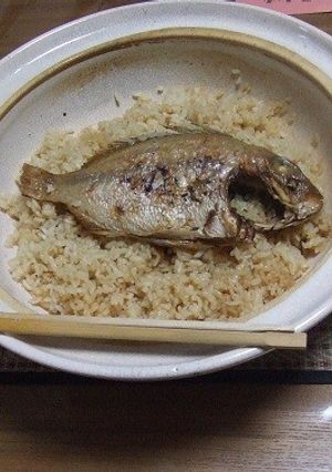 土なべで焼き鯛めし-レシピのメイン写真