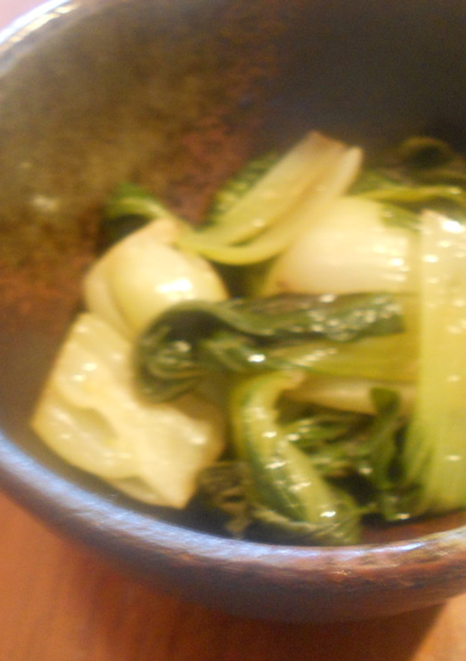 ５分でできるよ☆青梗菜の炒め物-レシピのメイン写真