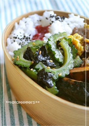 ゴーヤのナムル風磯和え～お弁当にも◎-レシピのメイン写真