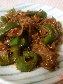 苦くない!ピーマンと牛肉のカレーきんぴら-レシピのメイン写真
