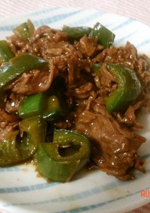 苦くない！ピーマンと牛肉のカレーきんぴら-レシピのメイン写真