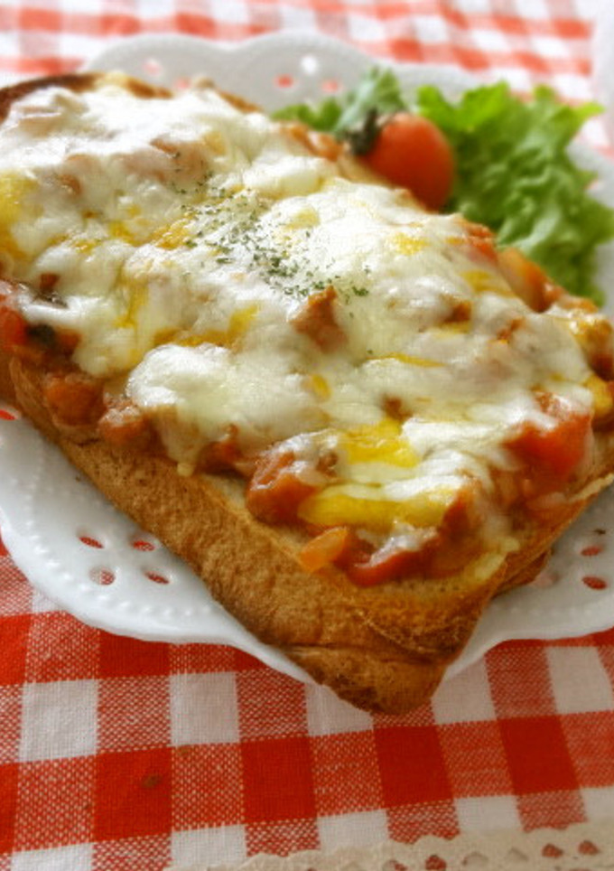 ミートソースdeトースト-レシピのメイン写真