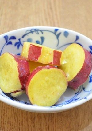 塩麹と梅酢でさつまいものレンジ蒸し-レシピのメイン写真