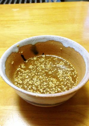 ピㇼっと辛いつけ麺のたれ-レシピのメイン写真