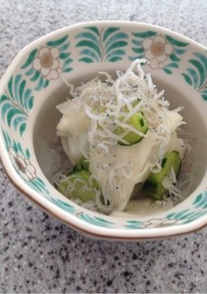 かぶとじゃこの酢の物-レシピのメイン写真