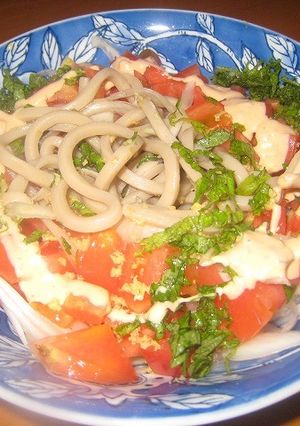 野菜サラダうどん-レシピのメイン写真