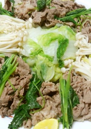 冷やし牛肉しゃぶしゃぶ~♪-レシピのメイン写真