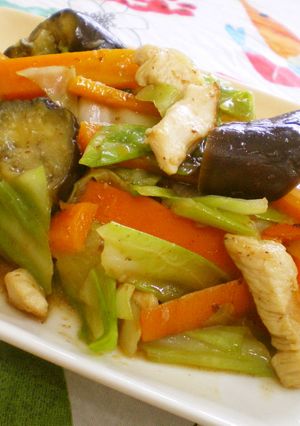 切り方次第！！鶏ムネ染みしみぃ♪野菜炒め-レシピのメイン写真