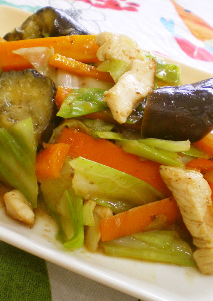 切り方次第！！鶏ムネ染みしみぃ♪野菜炒め-レシピのメイン写真
