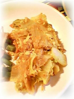 豚キムチの タマゴとじ-レシピのメイン写真