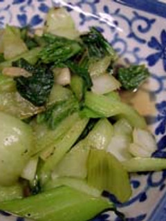 青梗菜のにんにく炒め-レシピのメイン写真