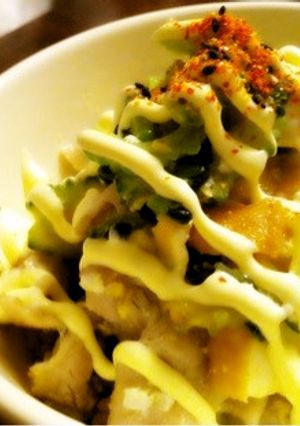 ウェイパーでさっぱりゴーヤチャンプルー丼-レシピのメイン写真