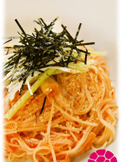 簡単♪キムチとこんぶ梅のそうめん-レシピのメイン写真