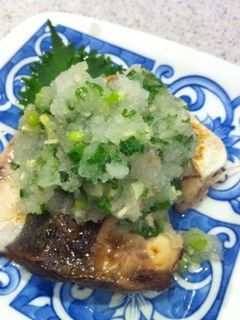 夏にさっぱり☆鰤塩焼き☆薬味おろし-レシピのメイン写真