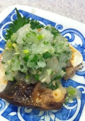 夏にさっぱり☆鰤塩焼き☆薬味おろし-レシピのメイン写真