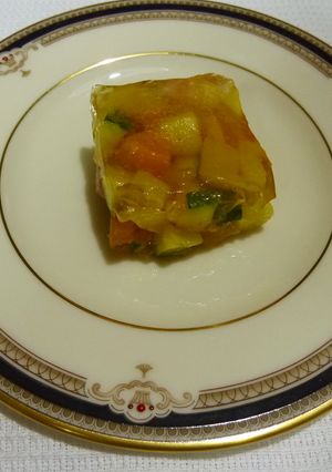 夏野菜のゼリー寄せ-レシピのメイン写真