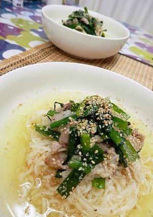 インスタントで冷やし麺-レシピのメイン写真