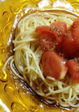 トマトの冷たいパスタ-レシピのメイン写真