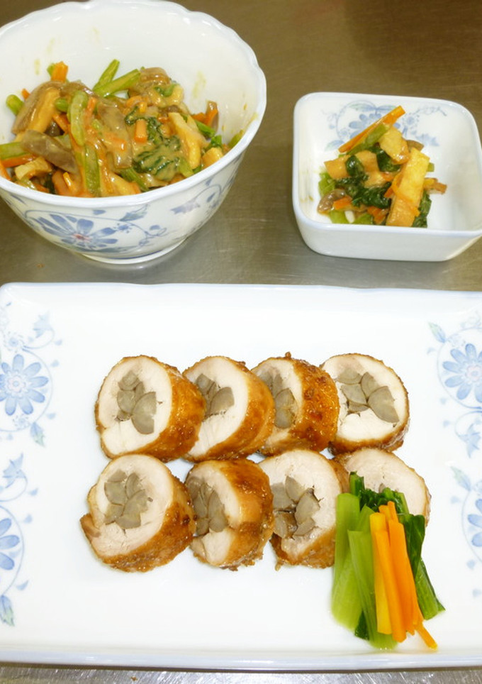 相性ぴったりの照り焼き仕立て鶏ごぼう巻き-レシピのメイン写真