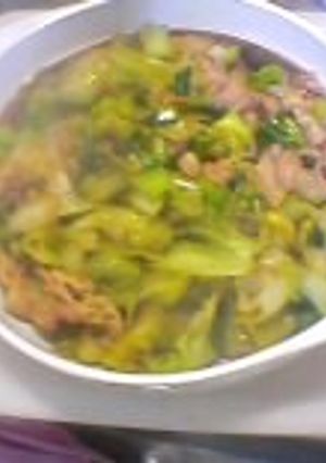 レタスとチンゲン菜の炒め物-レシピのメイン写真