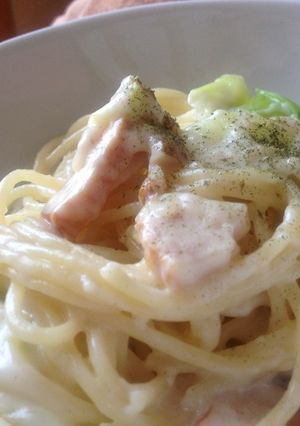 スモークチキンの簡単パスタ-レシピのメイン写真